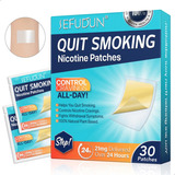 30 Adesivos Com 21mg Nicotin De Pele Parar De Fumar Imediato