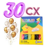 30 Cxs Massinha De Modelar Super Premium Envio Imediato Play
