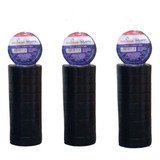 30 Fitas Pretas Cortadas Para Bronzeamento Decorlux 18mmx20m Cor Preta