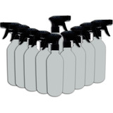 30 Garrafinhas Pet Cilíndricas 500ml Com Gatilho Borrifador