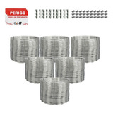 30 Metros Cerca Concertina Dupla Clipada 45cm Kit Cod 149