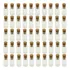 30 Mini Garrafinhas Vidro 1ml Tampa Rolha Lembrancinha