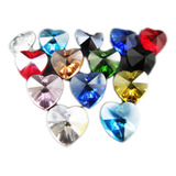 30 Pcs Pingente Coracao