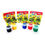 30 Potinhos De Guache   10 Pincéis