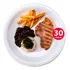 30 Pratos Raso Branco Protel Restaurante Porcelana Schmidt