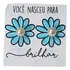 30 Tags Brinco Brinde P/ Cliente Acompanha Brinco De Pérola
