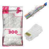 300x Conector Rj45 Cat6