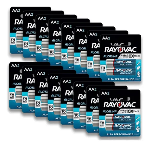 32 Pilhas Baterias Aa