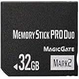 32gb Memory Stick Pro Duo (mark2) Para Cartão De Memória De Câmera Sony Psp