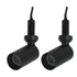 3322 - Mini Spot Leya 1w 2700k 24v 2un Preto - Gaya