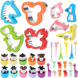 34pcs Comida Infantil Molde