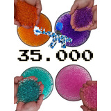 35 000 Bolinhas 7mm De Gel P  Arminhas  Orbeez Decoração Cor Rosa roxa verde laranja