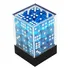 36 X Dados D6 Central Magic Translucido Marcadores Rpg Caixa Cor Azul-claro