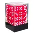 36 X Dados D6 Central Magic Translucido Marcadores Rpg Caixa Cor Vermelho-melancia