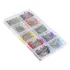 38mm Colored Glass Bead Needle Pin Brooches