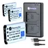 3bat.erias Li-40b + Carreg Duplo Para Pentax L-30 M30 T30