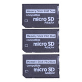 3x Adaptador Memory Stick