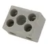 3x Conector Porcelana Cerâmica Borne 2 Vias Polos Cabo 6mm2