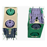 3x Conector Ps/2 Duplo 90° Pci Teclado/mouse