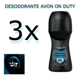 3x Desodorante Avon Roll