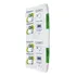 3x Extrusa Pack Sacola Plastica Camiseta M 1 X 100 Und
