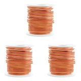 3x Fio De Cobre  Fio De Cobre Nu Puro E Macio De 99 9  Para