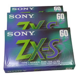 3x Fita Cassete Zx s Sony Type I 1   Novas E Lacradas