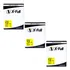 3x Fita Compatível P/ Uso Rotulador Brother Tze-631 Tzc-631