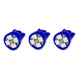 3x Lampadas Led Azul