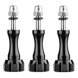 3x Parafuso Aluminio Preto
