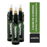 3x Repelente Fullrepel Adulto  100ml C  Icaridina  10 Horas