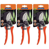 3x Tesoura Poda Profissional