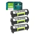 3x Toner Para Impressora Lexmark Ms317/417/517 Mx317/417/517