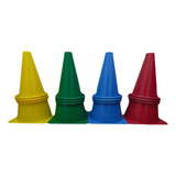 4 Cones De Pvc Com 12 Argolas Plasticas