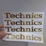 4 Adesivos Technics Cores Especiais