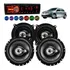 4 Alto Falante Bravox Vw Gol 4 Portas G5 G6 + Radio 7 Cores