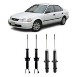 4 Amortecdores Honda Civic