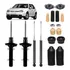4 Amortecedor+ 4 Kit Coxim Suspensão Golf Sapão Bora Audi A3
