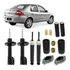 4 Amortecedor+ 4 Kit Suspensão Prisma 2006 2007 2008 2009
