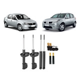 4 Amortecedores 4 Kit