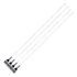 4 Antena Móvel Aço Inox Estética Enfeite 1 50 Metros Aquário