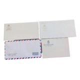 4 Antigos Envelopes Papel