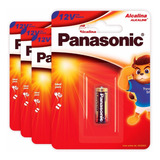 4 Baterias Alcalinas Panasonic 12v Lrv08 Mn21 A23 V23ga 