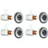 4 Bico Jato Hidromassagem Inox Piscina Alvenaria Cano 50mm
