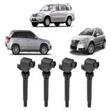 4 Bobina Ignição Suzuki Grand Vitara Sx4 2 0 16v 2005 A 2017