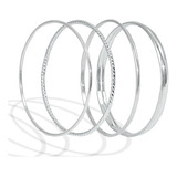 4 Bracelete Pulseira Rigida