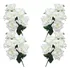 4 Buquês Flores Grandes Rosas Artificial Diamante Toque Real