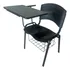 4 Cadeira Universitária Preta Prancheta Frontal Com Cesto