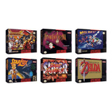 4 Caixas Cartucho Snes
