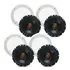 4 Caixas De Som Arandela Branca Embutir + Falante Jbl 50w 6p